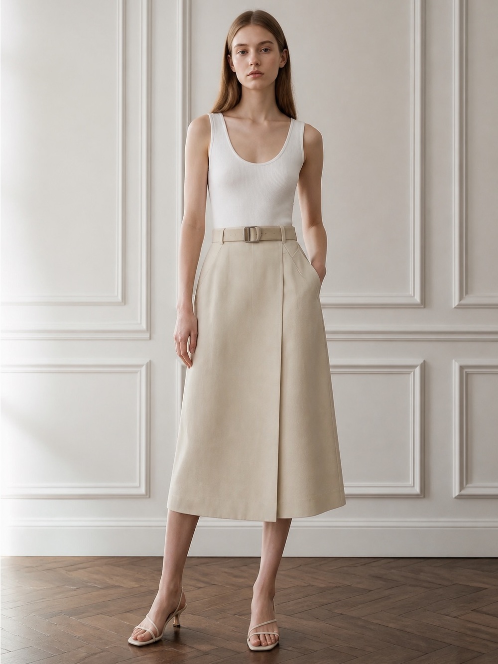 Simkhai Camden Tank Midi Dress NWT